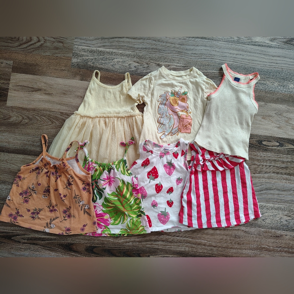 Toddler Girl‎ 3T Summer Tops & Dresses Bundle 7 pcs Old Navy Children’s Place